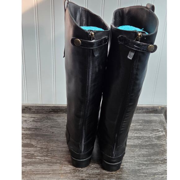Sam Edelman Women's Leather Tall Riding Heeled Boots Size 8M - Picture 4 of 7